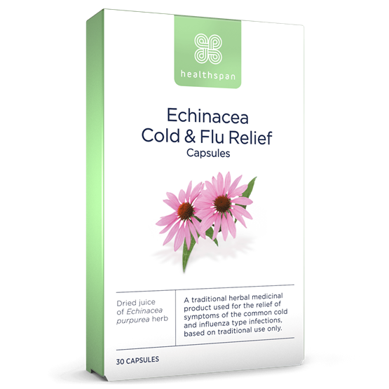 Healthspan Echinacea Cold & Flu Relief (30 capsules)