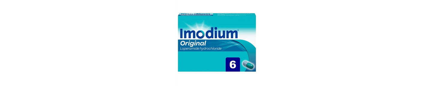 Imodium IMODIUM original, Relieves Diarrhoea in 1 Dose, 6 Capsules
