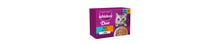 Whiskas 1+ DUO Surf & Turf Wet Cat Food Pouches in Jelly 12 x 85g