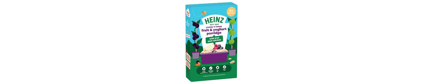 Heinz Baby Food Fruit & Yoghurt Porridge 6+ Months 125g