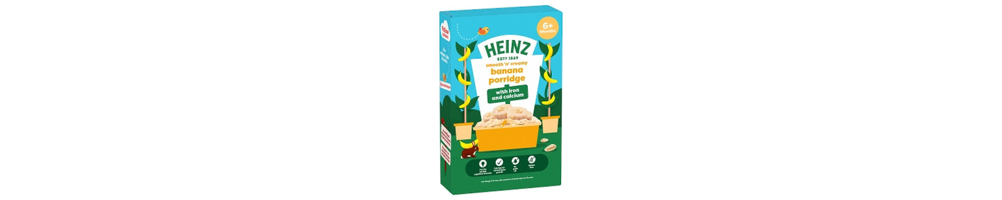 Heinz Baby Food Banana Porridge 6+ Months 125g
