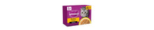 Whiskas 1+ POULTRY Feasts Wet Cat Food Pouches in Gravy 12 x 85g