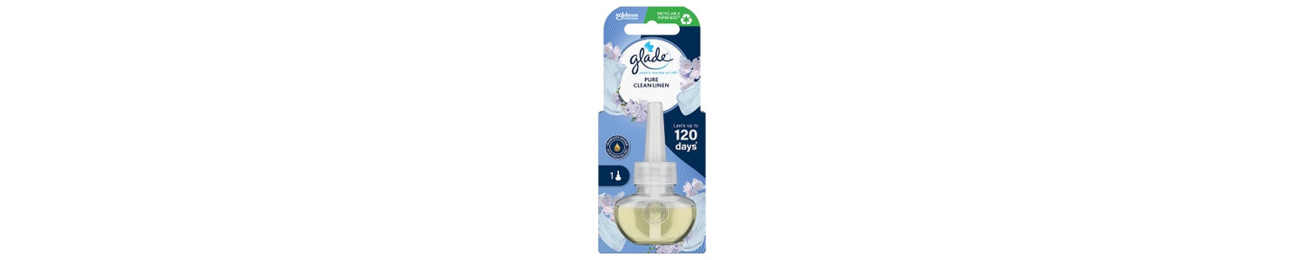 Glade Electric Scented Oil Plug In Refill Clean Linen 20ml