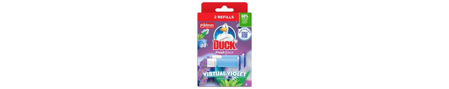 Duck Fresh Disc Twin Refill Virtual-Violet 2x36ml