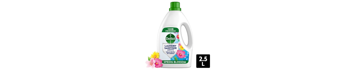 Dettol Laundry Sanitiser Spring Blossom 2.5L
