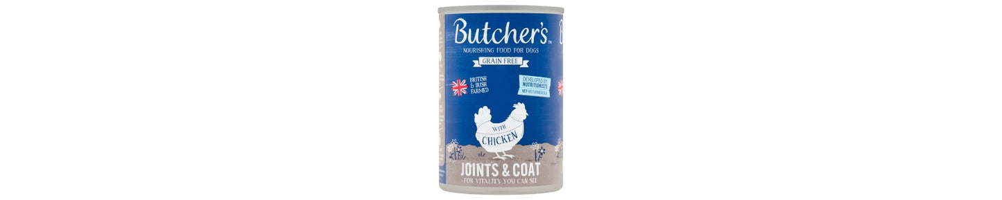 Butcher's Joints & Coat Nourishing Food for Dogs with Chicken 390g