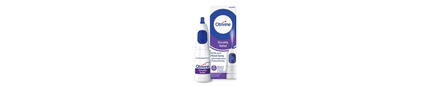 Otrivine Sinusitis Relief Decongestant Nasal Spray 10ml