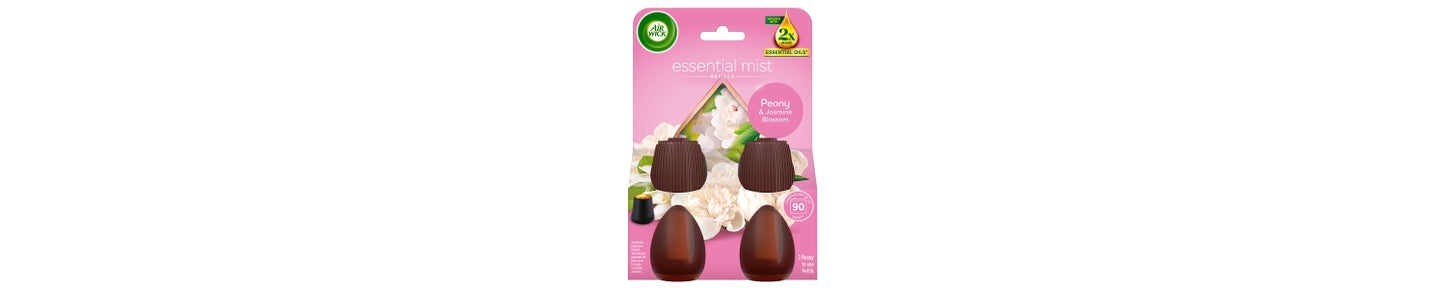 Air Wick Peony & Jasmine Blossom Essential Mist Twin Refill 2x20ml