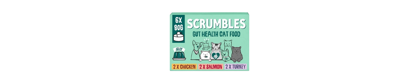 Scrumbles Classic Selection in Jelly 6 x 80g