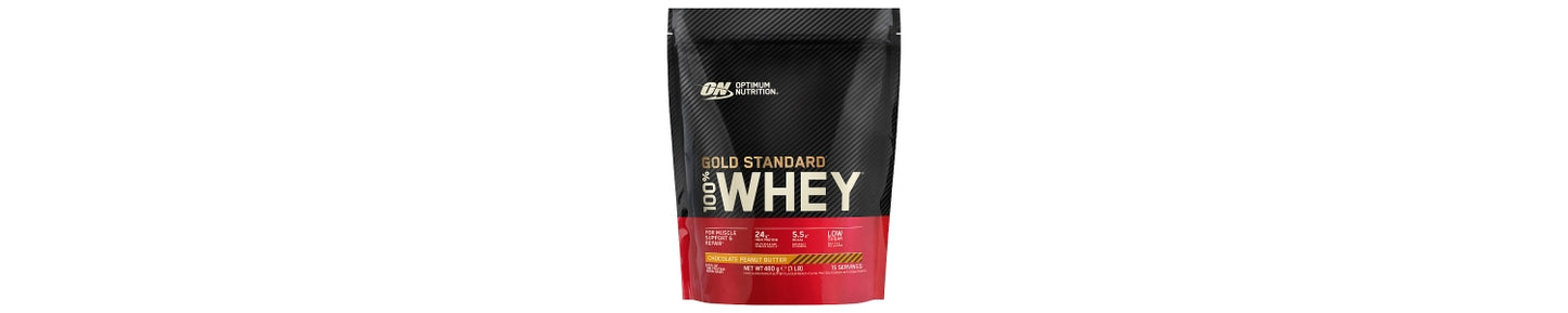 Optimum Nutrition 100% Gold Standard Whey Protein Powder Chocolate Peanut Butter 15 servings 480g