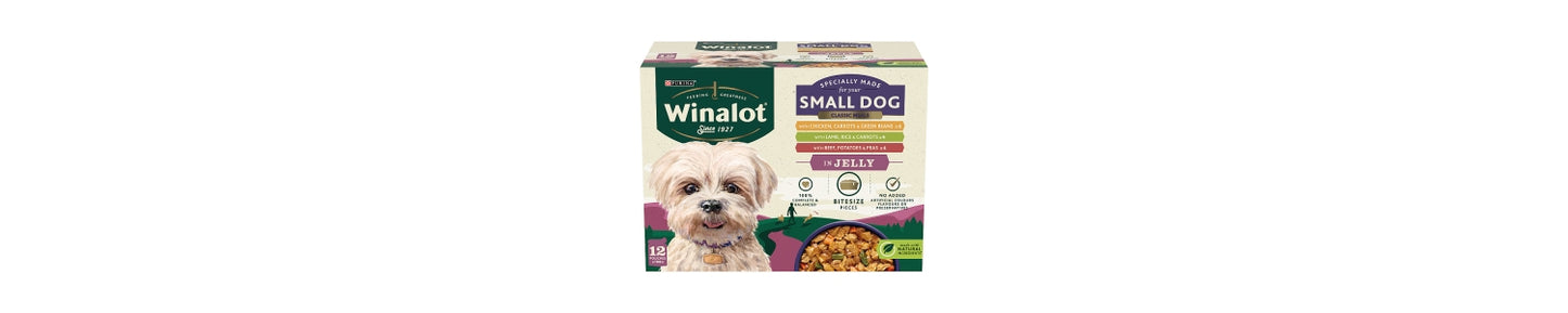 Winalot WINALOT Meaty Chunks Small Dog Mixed in Jelly Wet Dog Food 12x85g