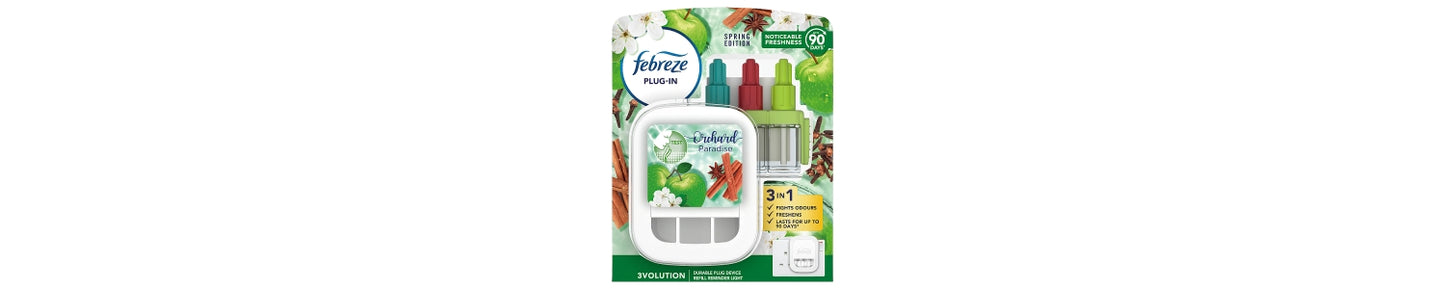 Febreze 3Vol Air Freshener Plug-In Starter Kit Orchard Paradise 20ML
