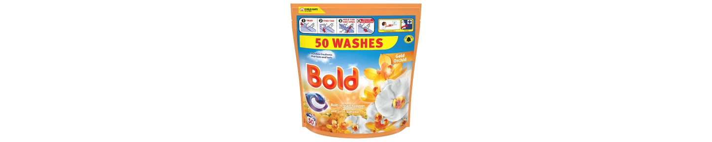 Bold PODS® Washing Liquid Capsules 50 Washes
