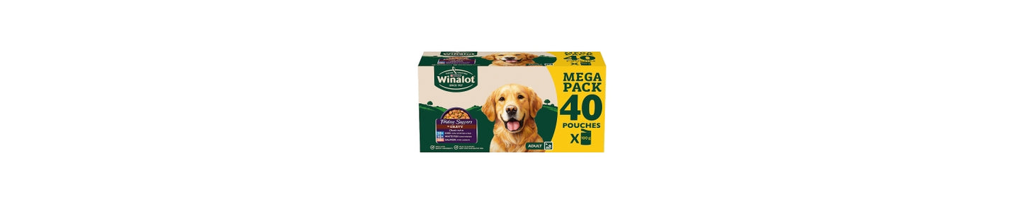 Winalot Friday Suppers Mixed in Gravy Wet Dog Food 40x100g
