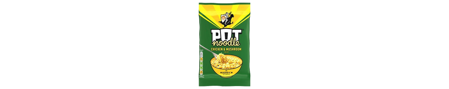 Pot Noodle Chicken & Mushroom Instant Noodles Block 112 g