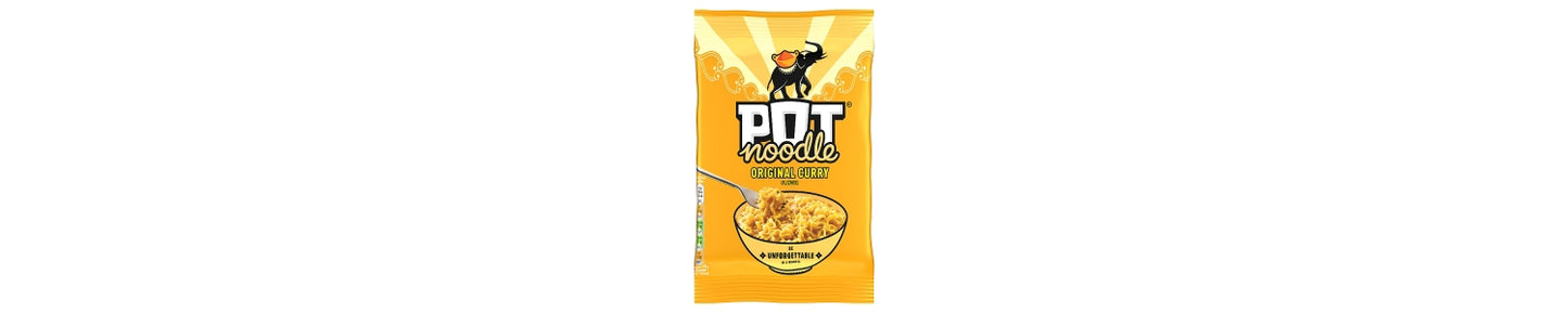 Pot Noodle Original Curry Instant Noodles Block 114 g
