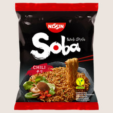 Nissin Soba Chili Instant Wok Style Noodles Vegan Friendly 111g