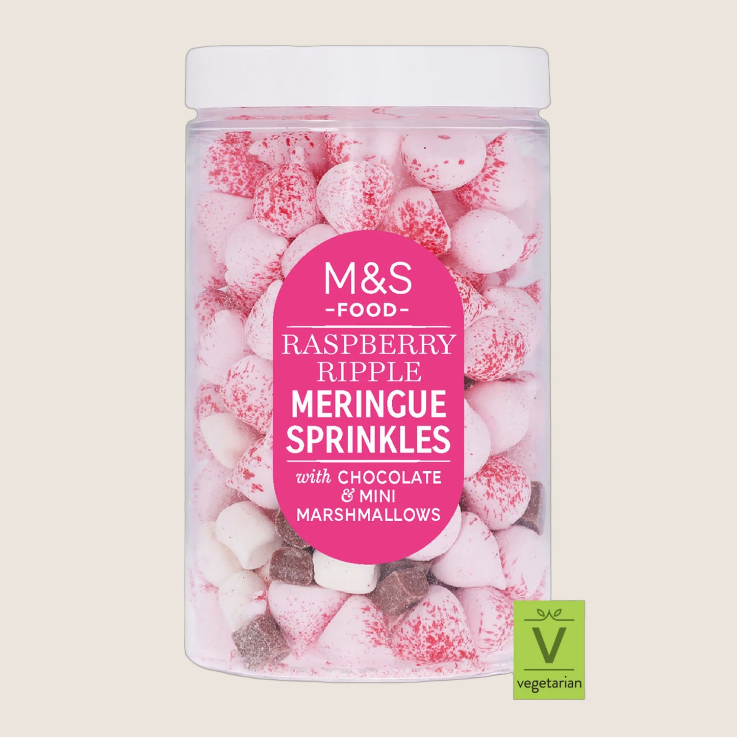 M&S Raspberry Ripple Meringue Sprinkles 70 g