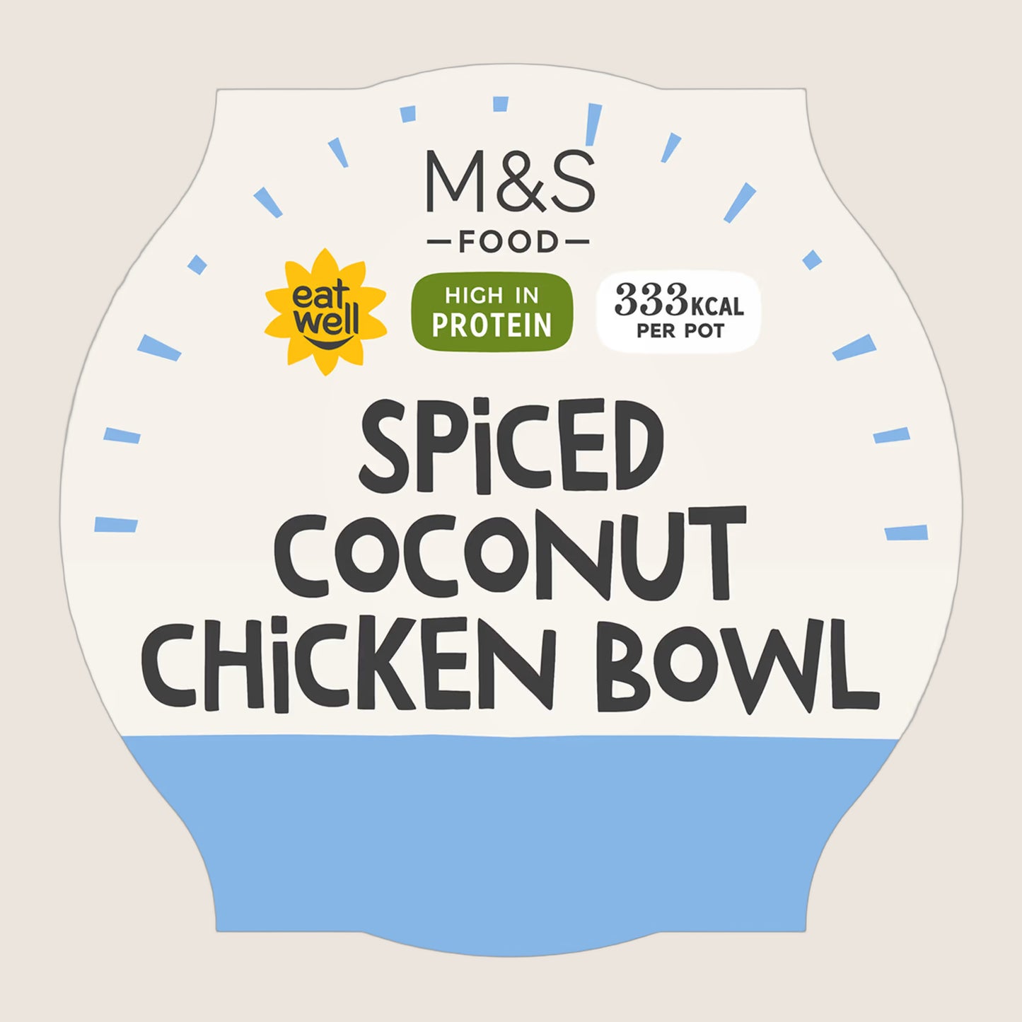 M&S Spiced Coconut Chicken Bowl 300 g