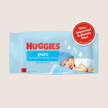 Huggies Pure Plastic Free Baby Wipes Hypoallergenic 48 Wipe