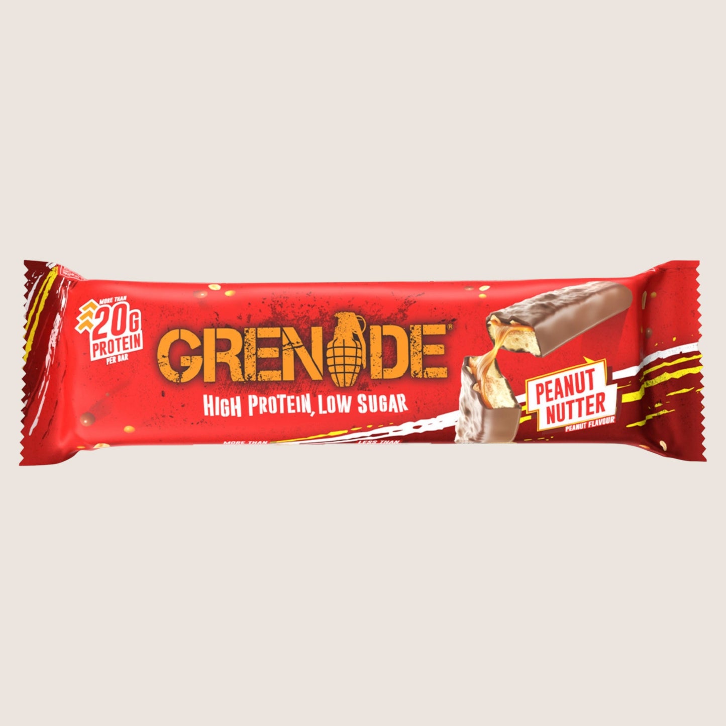Grenade Protein Bar Peanut Nutter Peanut Flavour Protein 60g