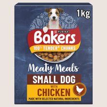 Bakers Meaty Meals Small Dog Chicken Dry Dog Food Complete Nutrition 1kg