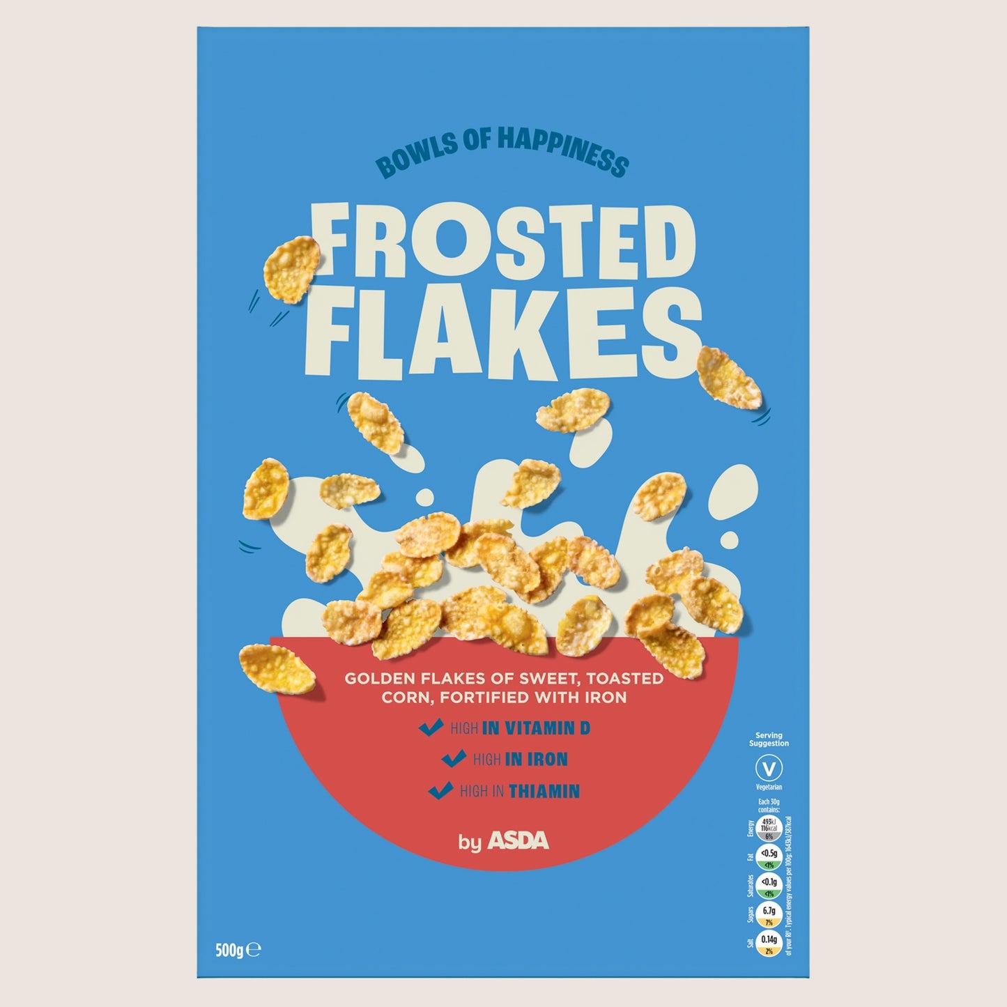 ASDA Frosted Flakes Vitamin Fortified 500g