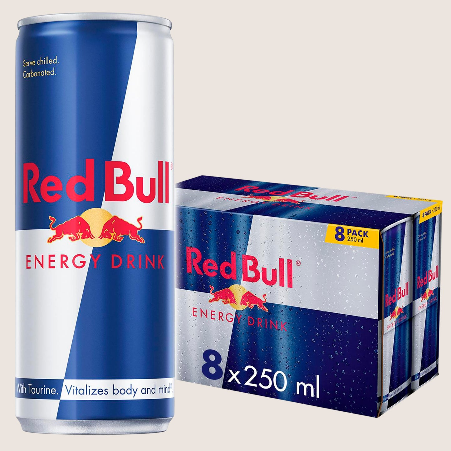 Red Bull Energy Drink Refreshing 8 Pack 250ml