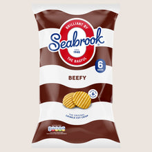Seabrook Beefy Flavour The Original Crinkle Cut Crisp Gluten Free 6 x 25g