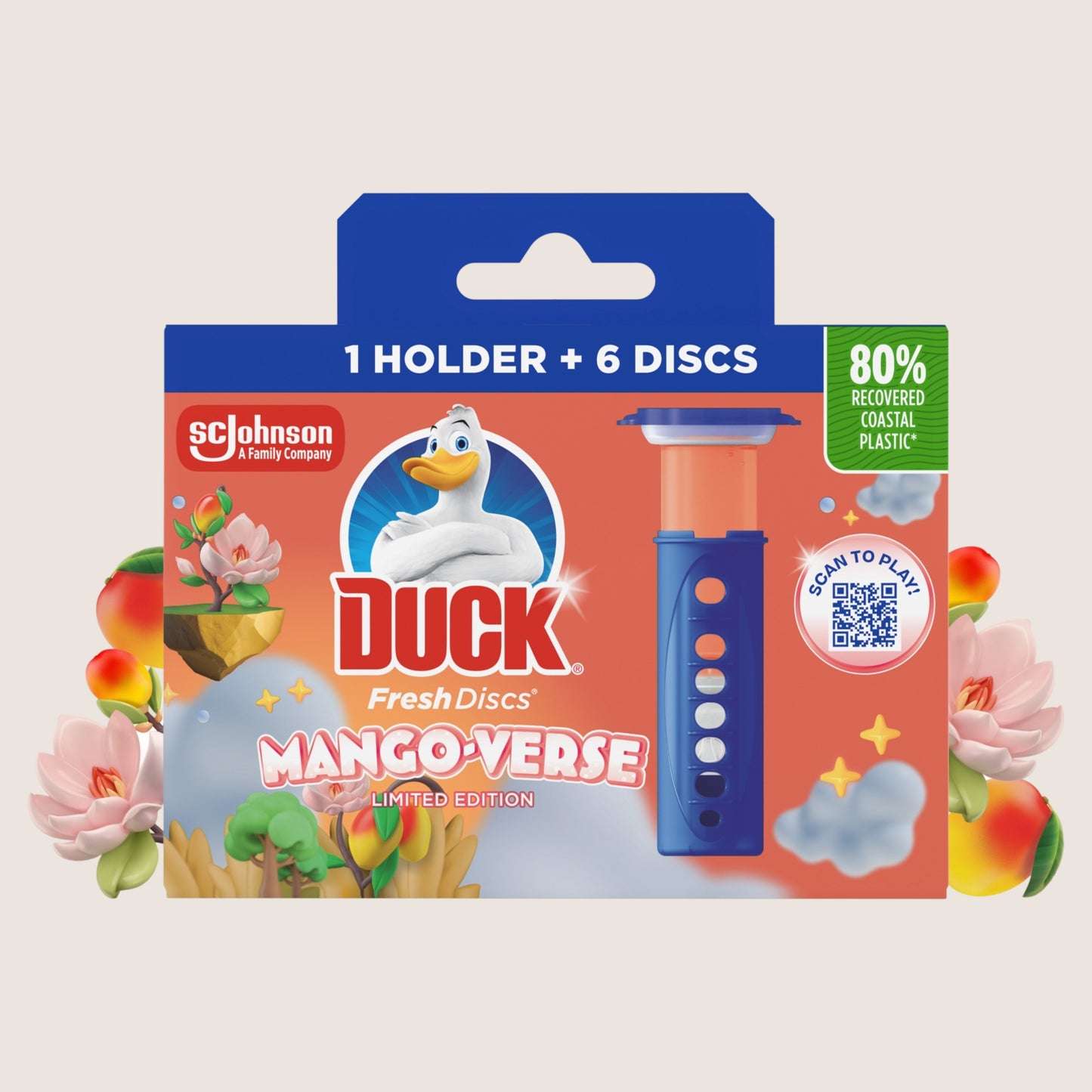 Duck Fresh Disc Holder & Refill Starter Kit Mango Verse 36ml