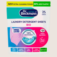 Dr. Beckmann Magic Leaves Laundry Detergent Sheets BIO 25 Sheets Fresh Blossom