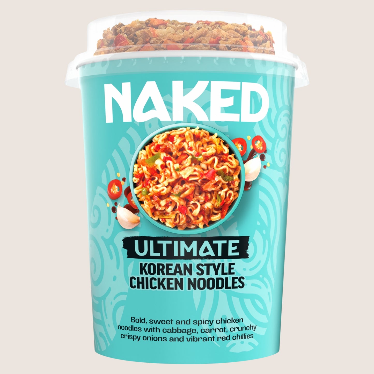 Naked Ultimate Korean Style Chicken Noodles Ready in Minutes 88g