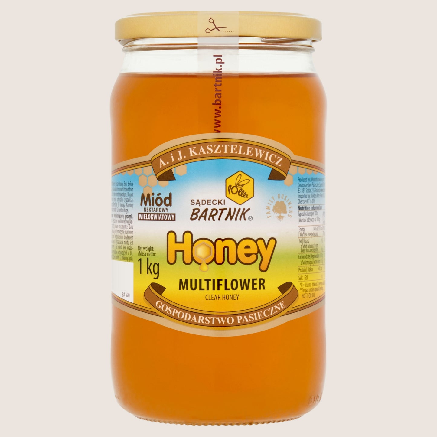 Sadecki Multiflower Clear Honey Pure Clear Honey 1kg