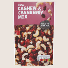 ASDA Cashew & Cranberry Mix Multipack 250g