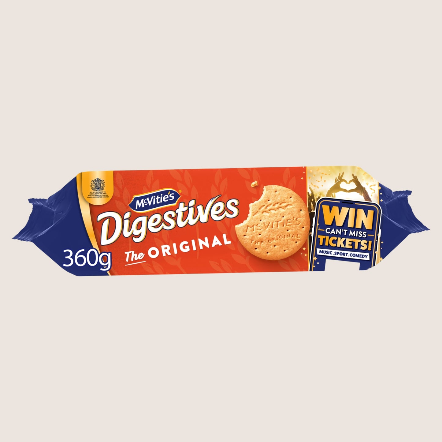 McVitie's Digestive s The Original Biscuits Free From Artificial Additives 360g