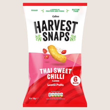 Harvest Snaps Thai Sweet Chilli Flavour Lentil Puffs Gluten Free 6 x 18g