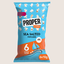 Proper corn Sea Salted Popcorn Gluten Free 6 x 10g