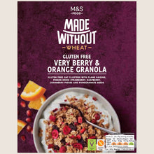 M&S Made Without Wheat Very Berry And Orange Granola 360 g