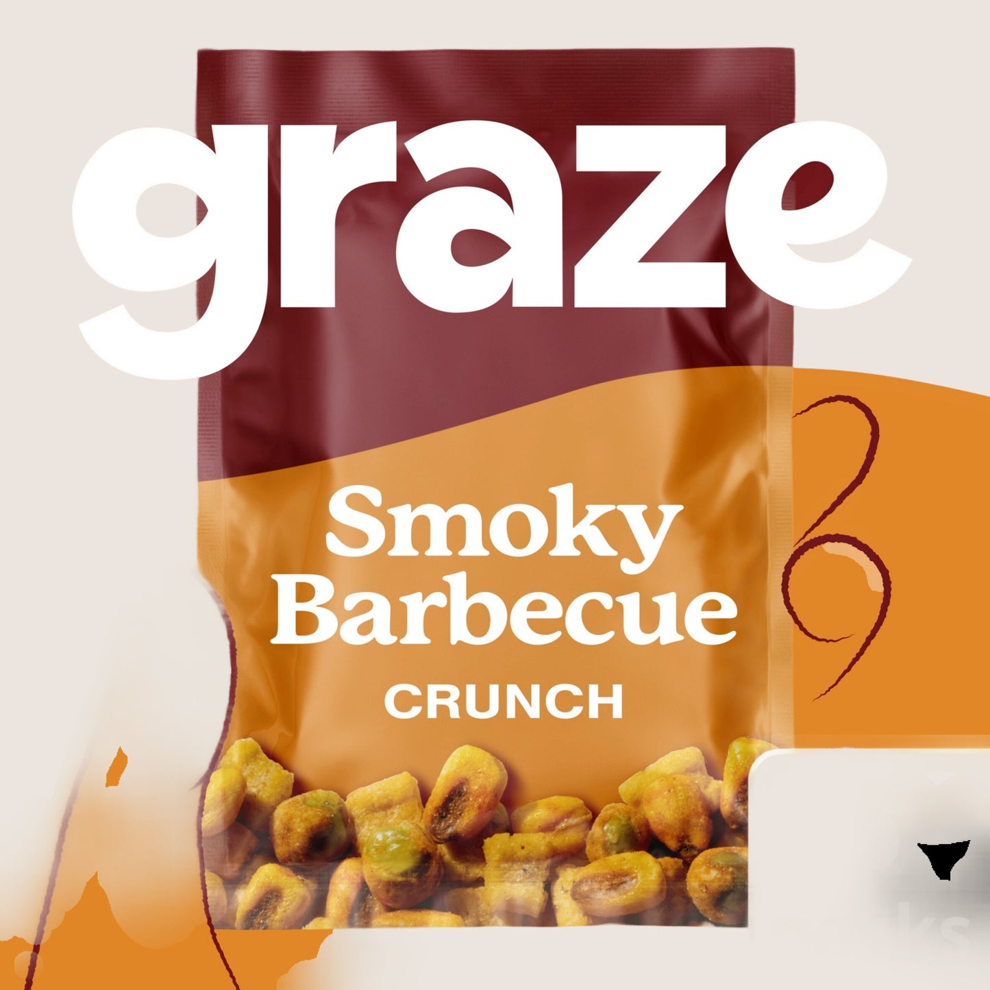 Graze Crunch Smoky Barbecue Multipack 5x 22.5g