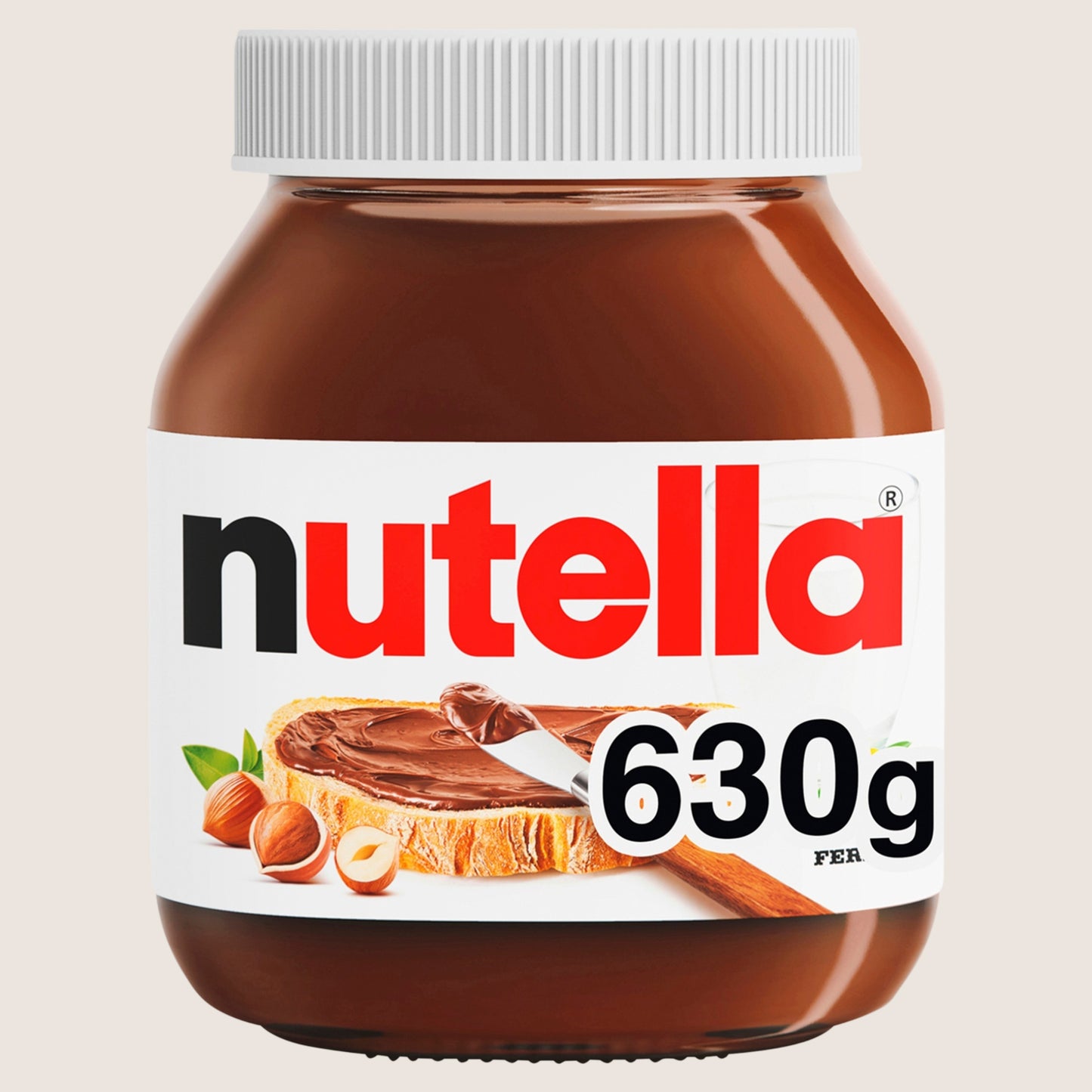 Nutella Hazelnut Chocolate Spread Jar Gluten Free 630g