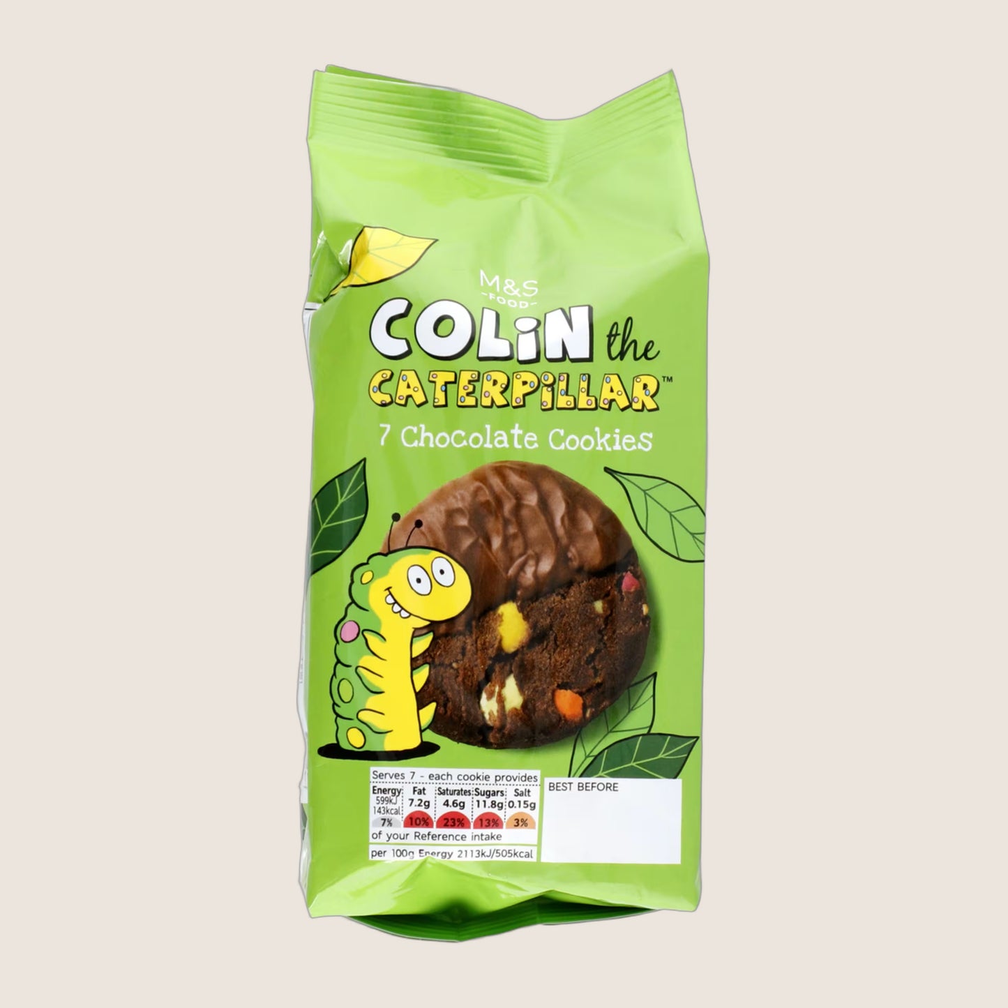 M&S Colin The Caterpillar Chocolate Cookies Real Chocolate 200 g