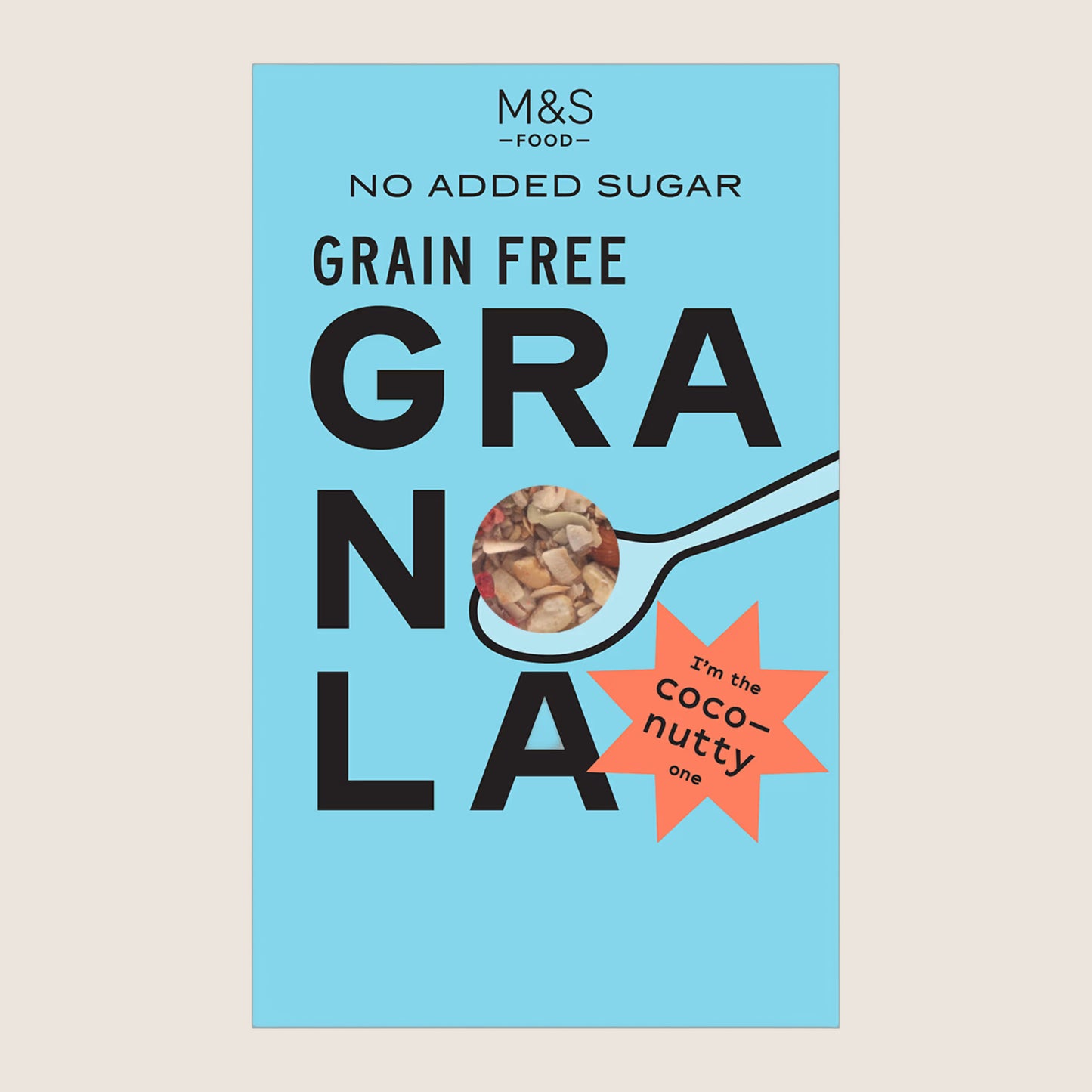 M&S No Added Sugar Grain Free Granola 360 g