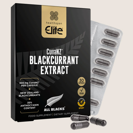 Healthspan Elite All Blacks CurraNZ Blackcurrant Extract 30 capsules