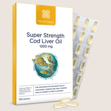 Healthspan Super Strength Cod Liver Oil 1200mg 120 capsules