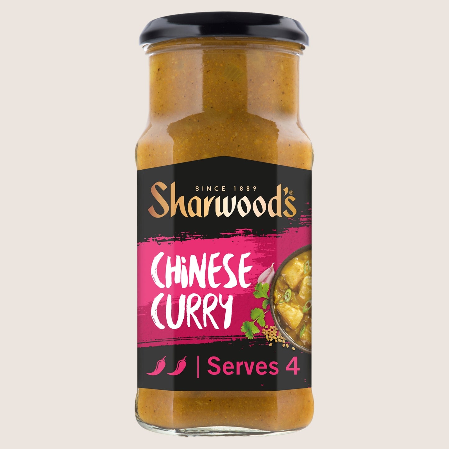 Sharwood's Chinese Curry Cooking Sauce No Artificial Additives 425g