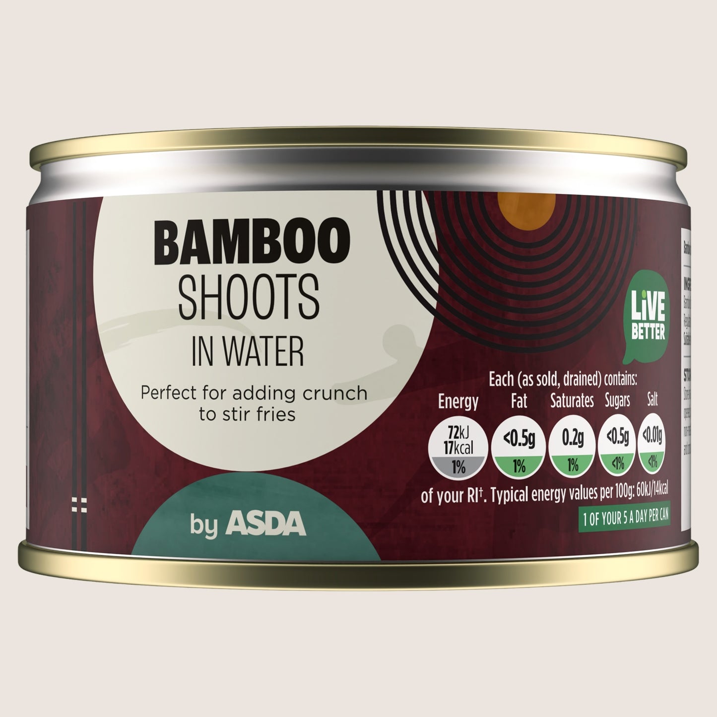 ASDA Bamboo Shoots in Water No Artificial Additives 225g