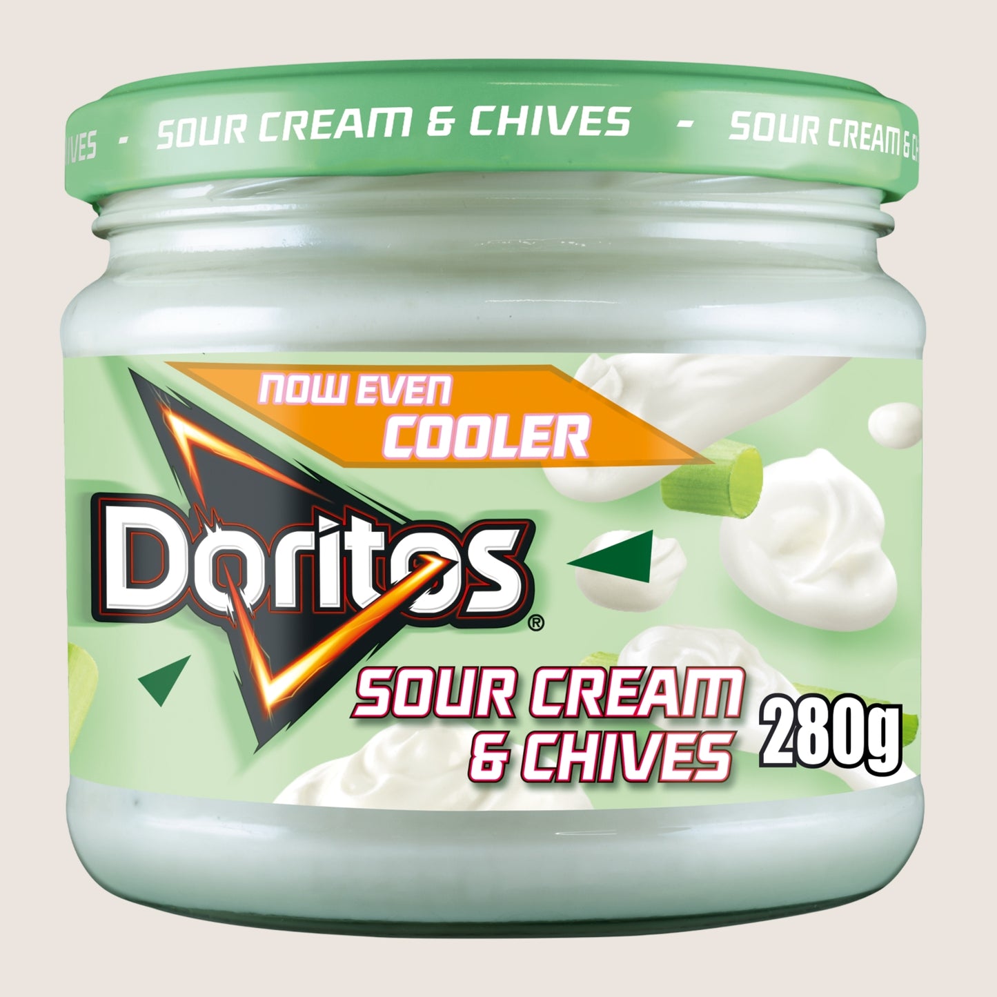 Doritos Cool Sour Cream & Chives Sharing Dip No Artificial Additives 280g