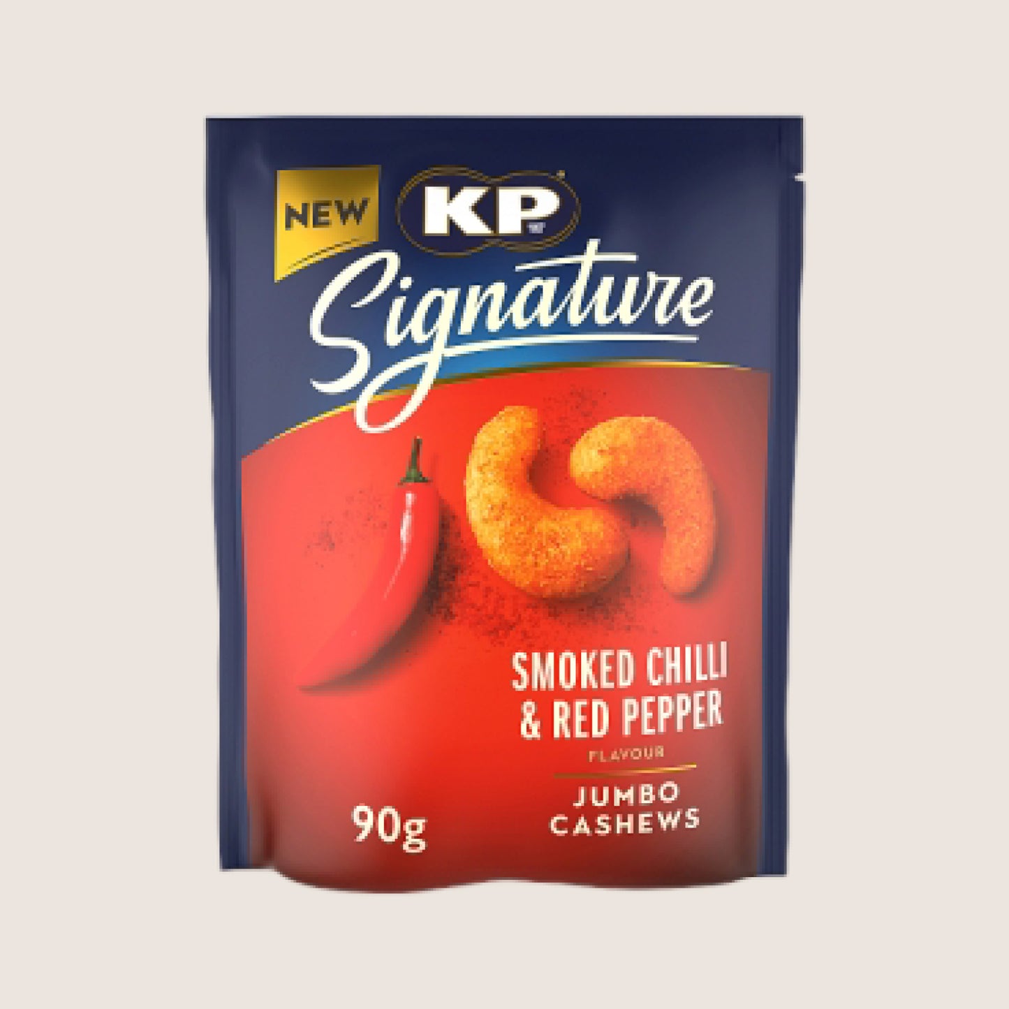 KP Signature Smoked Chilli and Red Pepper Cashews Multipack 90g