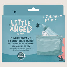 LITTLE ANGELS by ASDA Microwave Sterilising Bags Gentle Formula
