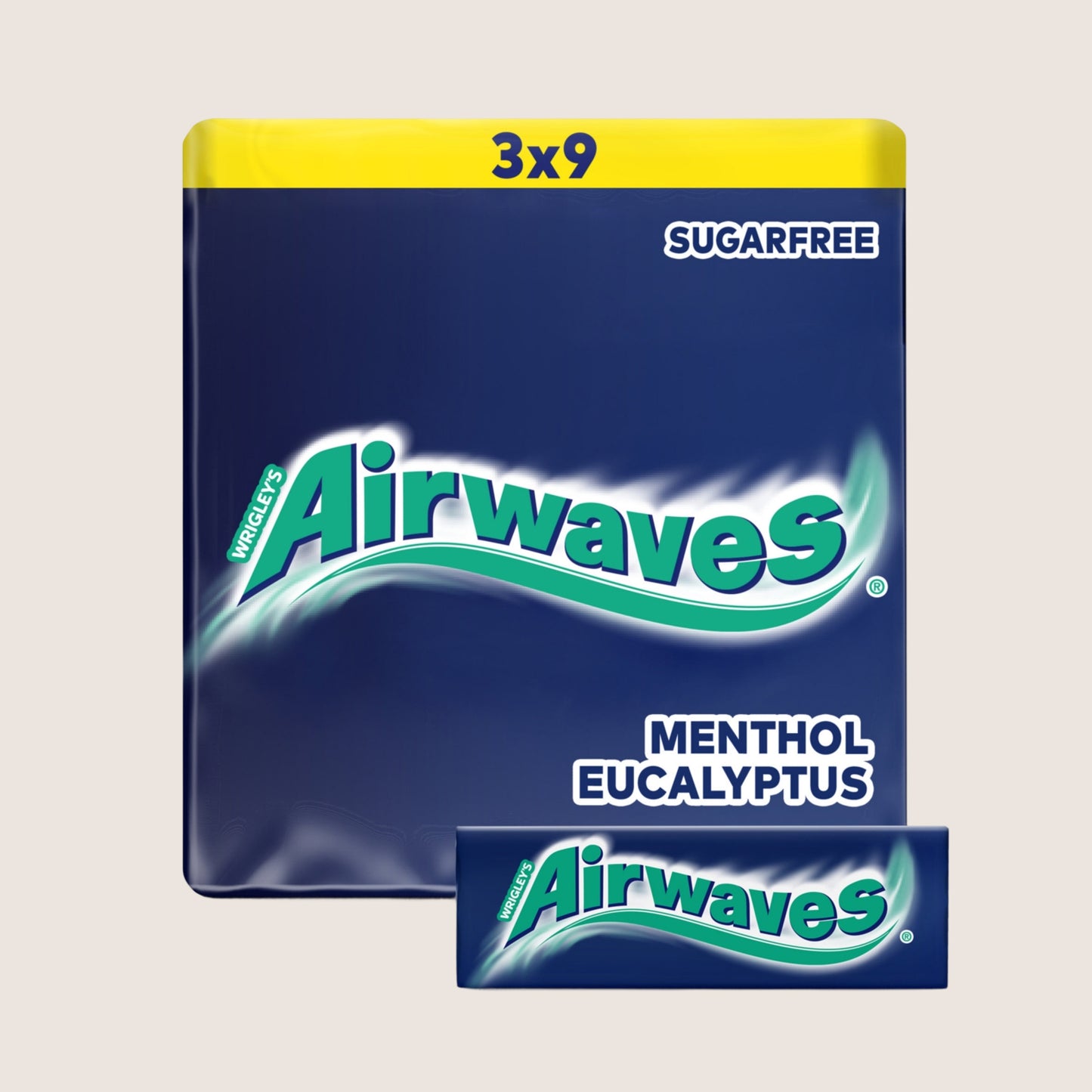 Airwaves Sugar Free Chewing Gum x9 Pieces